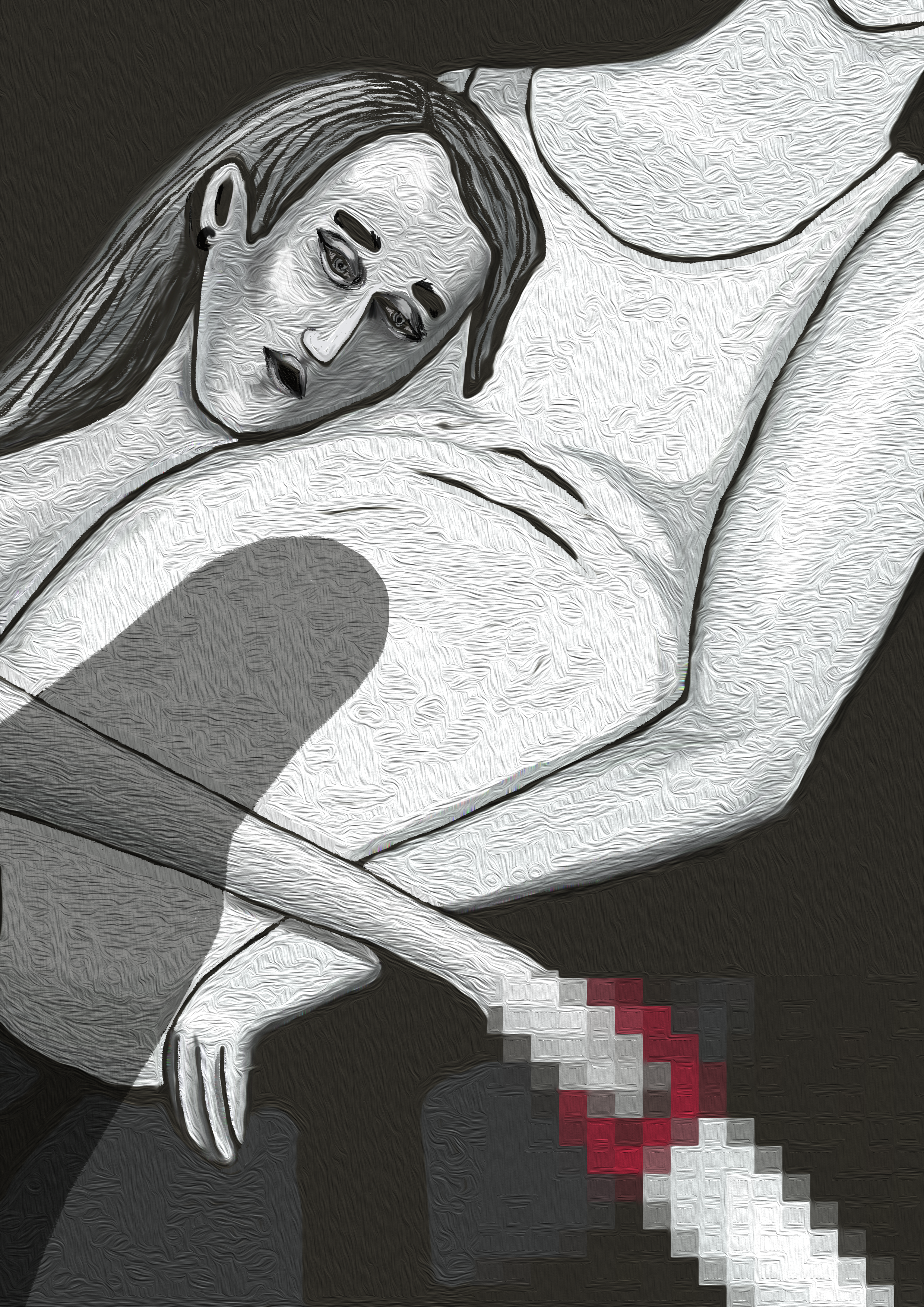 Unsettling Normality, illustration inspired by Mariana Enriquez